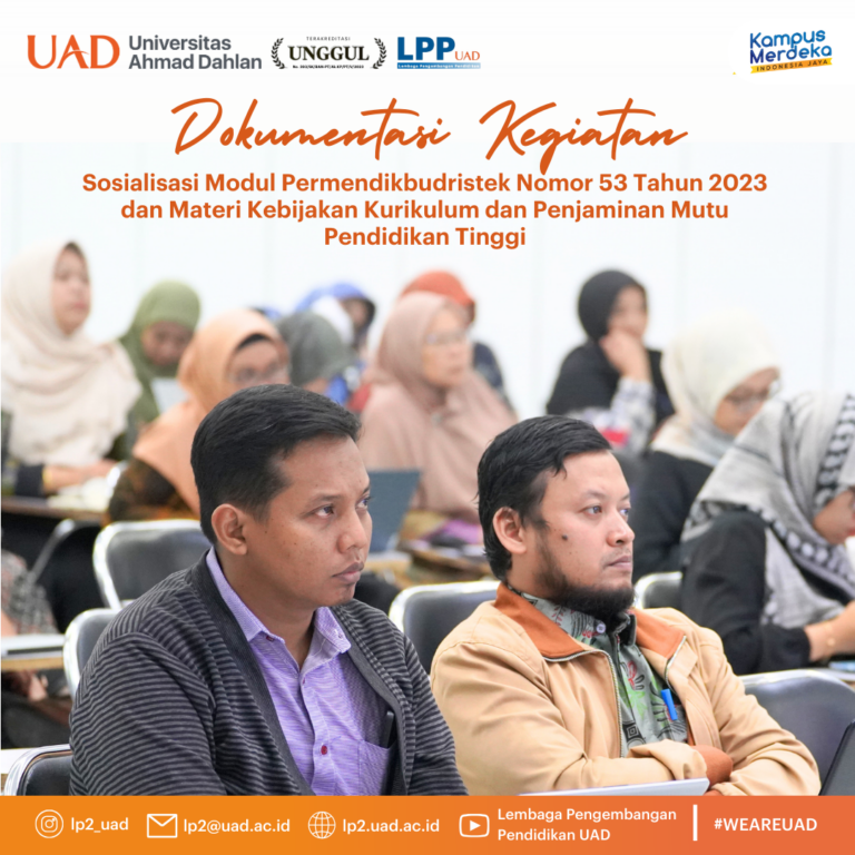 Sosialisasi Modul Permendikbud Ristek Nomor 53 Tahun 2023 Dan ...